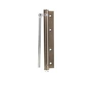 Charnière à fermeture automatique, ferme-porte réglable, ressort en acier inoxydable, amortisseur silencieux(Bronze)