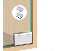 Charnière à fermeture automatique pour portes d'armoire en verre de 6 8 mm avec point de pivot réglable, construction en alliage de zinc garantissant stabilité et utilisation répétée dans le temps (G)