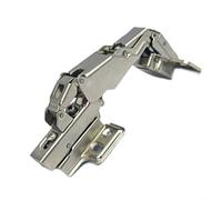 Charnière à fermeture souple demi-superposition, charnière de porte d'armoire à fermeture douce à 165 degrés avec demi-support, support de porte, 12,7 x 2,5 x 2,5 cm, (auto-déchargement hydraulique,