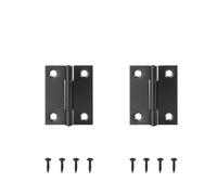 Charnière à paumelle pliante, Charnière pliante à 270 degrés en acier inoxydable, lot de 2, multicolore, for porte d'armoire et meubles(Black 50.3mm 2pcs)