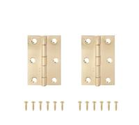 Charnière à paumelle pliante, Charnière pliante à 270 degrés en acier inoxydable, lot de 2, multicolore, for porte d'armoire et meubles(Golden 63.2mm 2pcs)