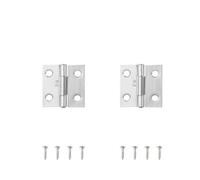Charnière à paumelle pliante, Charnière pliante à 270 degrés en acier inoxydable, lot de 2, multicolore, for porte d'armoire et meubles(Silvery 38mm 2pcs)