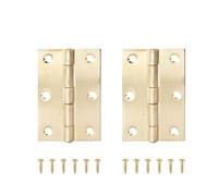 Charnière à paumelle pliante, Charnière pliante à 270 degrés en acier inoxydable, lot de 2, multicolore, for porte d'armoire et meubles(Golden 75.5mm 2pcs)