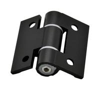 Charnière à paumelle réglable noire/argentée à positionnement à 180° A6063/POM 5960 for porte et meuble (1 pièce)(SPEC.60B,No surface finish)