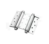 Charnière à ressort à double action Charnière à ressort Double balançoire robuste en acier inoxydable, porte fermeture automatique réglable plusieurs tailles(Type 5)