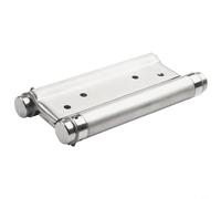 Charnière à ressort bidirectionnelle pour portes, fabriquée en acier inoxydable avec mécanisme à double ressort et roulement réglable pour un fonctionnement fiable et une durée de vie prolongée (15,2