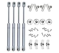 Charnière à ressort hydraulique en cuivre, quincaillerie de meubles for placard 40N-200N, Support levage porte d'armoire gaz réglable, 4 pièces Pour Porte Armoire(120N)