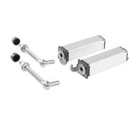 Locinox Paire de gonds à ressort L 150 mm 40x40