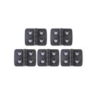 Charnière à roulement, charnières de porte à roule Charnière Pliante En Plastique Noir For Porte D'armoire, 40 X 30mm, Meubles(5PCS)