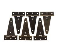 Charnière à Sangle Rustique Verte, Lot de 6 Pièces pour Porte