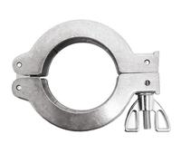 Charnière à serrage rapide à bride ISO-KF, 2 pièces, collier de serrage à écrou à oreilles en acier inoxydable for chambre de dégazage et four à vide(KF25)