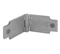 Charnière à souder fine courte 140x40mm acier brut - FAURE & FILS - 9220400