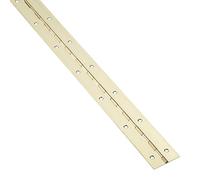 Charnière à tige 1000 x 40 x 1 mm Finition laiton Paumelle de porte Charnière Piano Charnière à bande de SOTECH