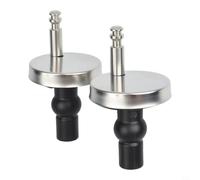 Charnière Abattant WC Acier Fixation Top 2pcs Charnière Abattant | Acier inoxydable massif, antirouille, , fixation supérieure, déclenchement rapide, durée de vie longue