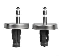 Charnière Abattant WC Top Fix Acier 2x Charnière Abattant WC | Acier inoxydable, top fix, déclenchement rapide, diamètre 8mm, anti-rouille durable