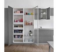 Charnière air - Amortisseur : Sans - Push : Oui - Décor : Titanium - SALICE