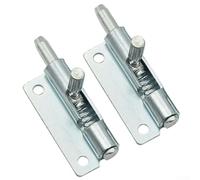 Charnière amovible, 2 loquets à ressort rétractables pour armoire et meubles, boulon de 6 mm, installation facile à faire soi-même (gauche)