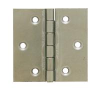 Charnière carrée forte double feuille - 70 x 70 mm