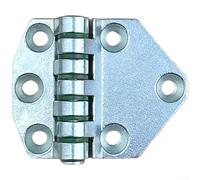 Charnière carrée pour camions réfrigérés, conteneurs de camping-car, portes de camping-car, matériau en acier au carbone monobloc, mouvement lisse, fonctionnement silencieux (couleur vive)