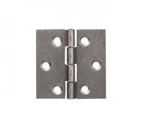 Charnière carrée simple feuille 70X70mm X25 MONIN