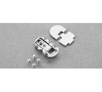 Charnière centrale avec cache PACTA blanc SALICE FRCK59RXXX1