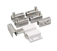 Charnière, charnière de pivot porte en verre acier inoxydable ensemble loquet magnétique à double tête for 5 8 mm