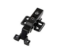 Charnière, charnières de porte 10 paquets charnière en acier laminé à froid tampon d'amortissement hydraulique flexion droite for verre aluminium/vitrine/ferme-porte d'armoire(A)