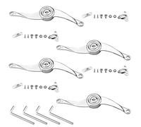 Charnière, charnières, quincaillerie, 1 x 2 4 porte de couvercle meuble à fermeture en douceur, d'armoire placard, séjour rotatif, givrée, bureau, ascenseur