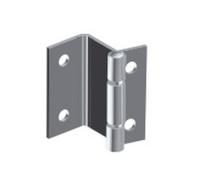 Charnière coudée 44X17 X1,5mm pour porte 16mm - MONIN - 426130