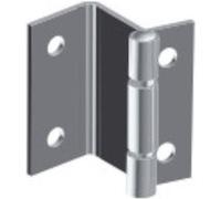 Charnière coudée 44X17 X1,5mm pour porte 16mm - MONIN - 426130