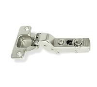 Charnière coudée avec amortisseur montage rentrant épaisseur 14-24mm à visser - - 1006207