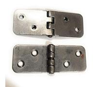 Charnière coulisse de lit en acier zingué en 20 x 60 mm