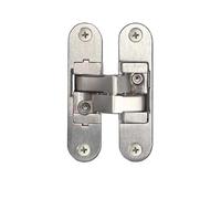 Charnière croisée cachée charnière de porte Invisible tridimensionnelle réglable porte pliante plate à 180 degrés charnière de porte en bois cachée(Small left 1)