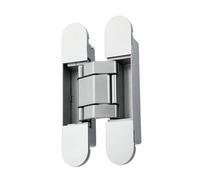 Charnière Croisée Tridimensionnelle Réglable, De Porte Invisible À 180 Degrés, Silencieuse Type H, Cachée For Pliante, 2 Pièces Facile à Installer(Silver 28x177cm)