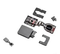 Charnière d'amortissement hydraulique dissimulée pour armoire avec angle d'ouverture de 180 degrés et performance de fermeture fluide (semi-courbée/semi-)