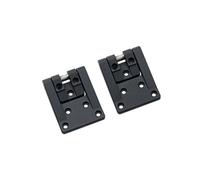 Charnière d'angle rotative en alliage de zinc noir en forme de T, 1 pièce