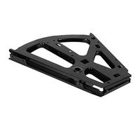 Charnière D'armoire à Chaussures Support Tournant Noir Durable pour étagère à Chaussures capacité D'armoire Augmenter Le Matériau en Acier laminé à Froid Taille 10,2x9,4 Pouces pour Le