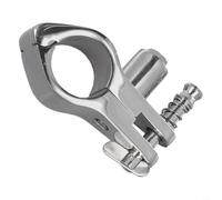 Charnière d'auvent marin pour rails de bateau 22/25 mm, en acier inoxydable 316 massif avec glissière de mâchoire et capuchon d'extrémité pour une résistance accrue dans des conditions marines (22 mm)
