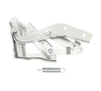 Charnière de capot côté gauche, charnière de capot de moteur robuste en métal de haute dureté, remplacement direct pour FIORINO III QUBO argent 1 pièce