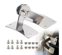 Charnière de Couvercle en Acier Inoxydable pour Barbecue Weber Smokey Mountain 47 cm - Goupille de libération Incluse Ohoho