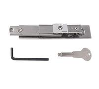 Charnière de fenêtre à battants dissimulée, pièces de rechange durables en acier inoxydable pour la conception du limiteur de ventilation des fenêtres de la maison (Largeur de fente de 23 mm)