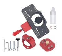 Charnière De Forage Gabarit Guide De Trou Premium En Alliage D'aluminium Caché Porte Charnière Gabarit pour Installation De Porte D'armoire 35mm Coupeur D'alésage avec