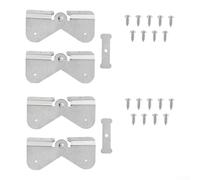 Charnière de Gouttière Relevable en Aluminium - Extension de d'Eau pour robuste pour Jardin et - Kit de Fixation 10.3x4.5cm