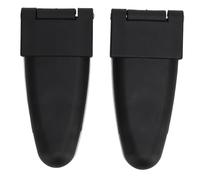 Charnière de hayon, Ensemble Gauche et Droit, Alliage Aluminium Noir - Haute Durabilité et Résistance à la Corrosion, Installation Facile Pour Capot Arrière de Camionnette LEER