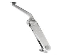 Charnière de placard à ressort à gaz robuste en alliage de zinc avec support de couvercle réglable pour angle d'ouverture de 75°/90°/100°, amortissement hydraulique, fonction de séjour aléatoire