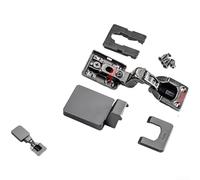 Charnière de placard silencieuse avec montage dissimulé et flexibilité à 180 degrés pour une intégration sans couture de porte de meuble (Big Bend/None)