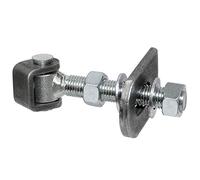 Charnière de portail réglable - 130 M20 - Plaque de soudure