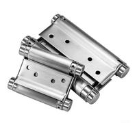 Charnière de porte à ressort en acier inoxydable 304 à fermeture automatique double action pour portes intérieures (7,6 cm)