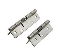 Charnière de porte à ressort en acier inoxydable for équipements de machines électriques industrielles, réinitialisation, petite/grande, 1 pièce(Large)