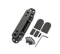 Charnière de porte amortie invisible à 125 degrés Charnières arrière réglables en alliage d'aluminium Meubles à charnières cachées Matériel Porte pliante Charnières silencieuses